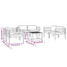 Set mobilier de grădină cu perne, 7 piese, antracit, aluminiu - WALTI WALTI
