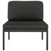 Set mobilier de grădină cu perne, 6 piese, antracit, aluminiu - WALTI WALTI