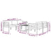 Set mobilier de grădină cu perne, 6 piese, antracit, aluminiu - WALTI WALTI