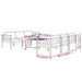 Set mobilier de grădină cu perne, 7 piese, antracit, aluminiu - WALTI WALTI