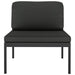 Set mobilier de grădină cu perne, 9 piese, antracit, aluminiu - WALTI WALTI