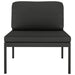 Set mobilier de grădină cu perne, 10 piese, antracit, aluminiu - WALTI WALTI