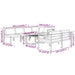 Set mobilier de grădină cu perne, 8 piese, antracit, aluminiu - WALTI WALTI