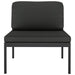 Set mobilier de grădină cu perne, 9 piese, antracit, aluminiu - WALTI WALTI