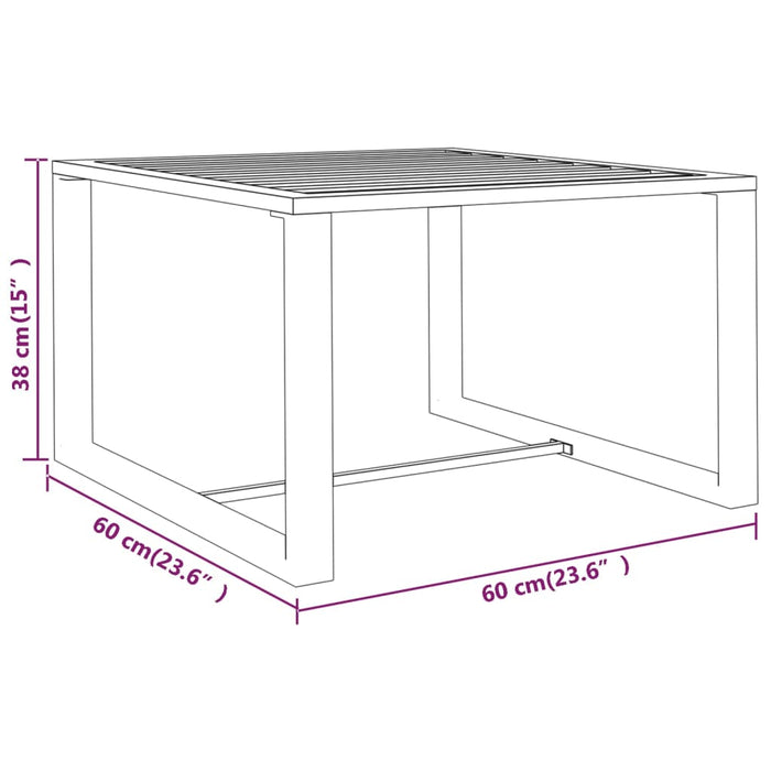 Set mobilier de grădină cu perne, 9 piese, antracit, aluminiu - WALTI WALTI