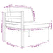 Set mobilier de grădină cu perne, 9 piese, antracit, aluminiu - WALTI WALTI