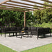 Set mobilier de grădină cu perne, 9 piese, antracit, aluminiu - WALTI WALTI