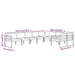 Set mobilier de grădină cu perne, 9 piese, antracit, aluminiu - WALTI WALTI