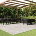 Set mobilier de grădină cu perne, 9 piese, antracit, aluminiu - WALTI WALTI