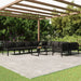 Set mobilier de grădină cu perne, 10 piese, antracit, aluminiu - WALTI WALTI
