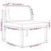 Set mobilier de grădină cu perne, 10 piese, antracit, aluminiu - WALTI WALTI