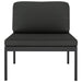 Set mobilier de grădină cu perne, 10 piese, antracit, aluminiu - WALTI WALTI