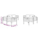 Set mobilier de grădină cu perne, 8 piese, antracit, aluminiu - WALTI WALTI
