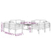 Set mobilier de grădină cu perne, 9 piese, antracit, aluminiu - WALTI WALTI