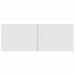 Comode TV, 2 buc., alb, 80x30x30 cm, lemn prelucrat - WALTI WALTI