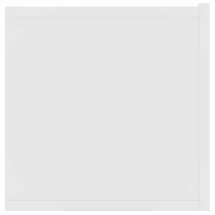 Comode TV, 2 buc., alb, 80x30x30 cm, lemn prelucrat - WALTI WALTI
