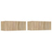 Comode TV, 2 buc., stejar sonoma, 80x30x30 cm, lemn compozit - WALTI WALTI