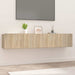 Comode TV, 2 buc., stejar sonoma, 80x30x30 cm, lemn compozit - WALTI WALTI