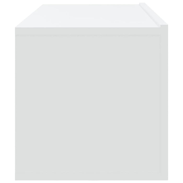 Dulapuri TV de perete 2 buc. alb 100x30x30 cm lemn compozit - WALTI WALTI