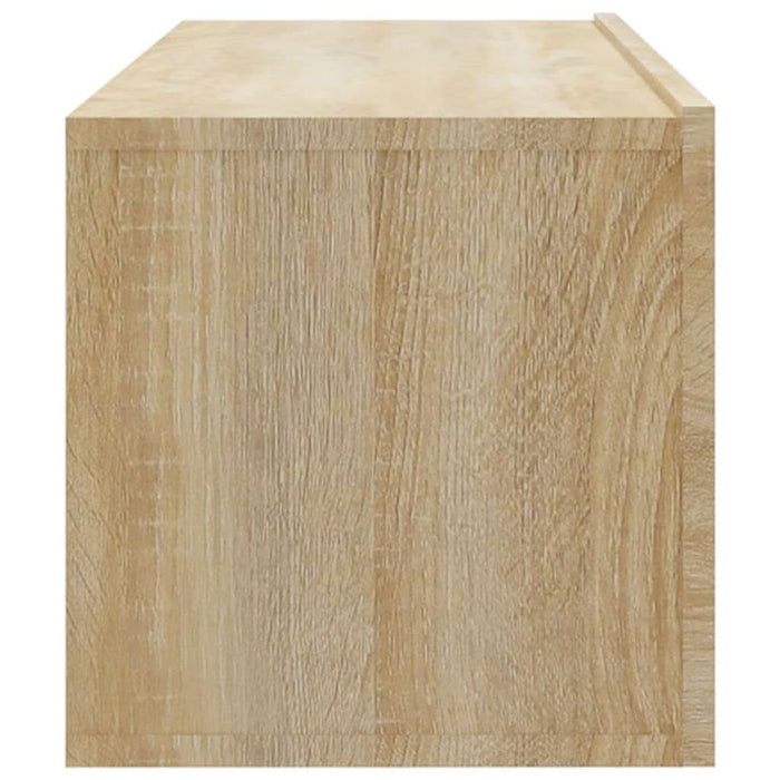 Dulapuri TV de perete 2 buc. stejar 100x30x30 cm lemn compozit - WALTI WALTI