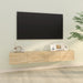 Dulapuri TV de perete 2 buc. stejar 100x30x30 cm lemn compozit - WALTI WALTI