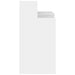 Birou cu lumini LED, alb, 97x90x45 cm lemn compozit - WALTI WALTI