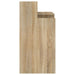 Birou cu lumini LED, stejar sonoma, 97x90x45 cm, lemn compozit - WALTI WALTI