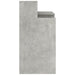 Birou cu lumini LED, gri beton, 97x90x45 cm, lemn compozit - WALTI WALTI
