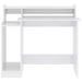 Birou cu lumini LED alb extralucios 97x90x45 cm lemn compozit - WALTI WALTI