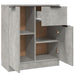 Dulap, gri beton, 60x30x70 cm, lemn prelucrat - WALTI WALTI