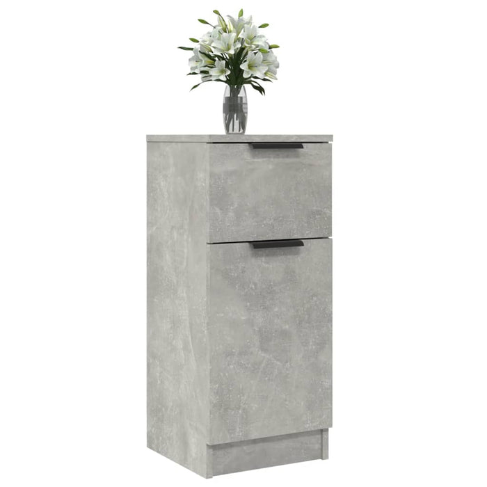 Dulap, gri beton, 30x30x70 cm, lemn compozit - WALTI WALTI