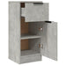 Dulap, gri beton, 30x30x70 cm, lemn compozit - WALTI WALTI