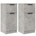 Dulapuri, 2 buc., gri beton, 30x30x70 cm, lemn compozit - WALTI WALTI