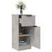 Dulapuri, 2 buc., gri beton, 30x30x70 cm, lemn compozit - WALTI WALTI