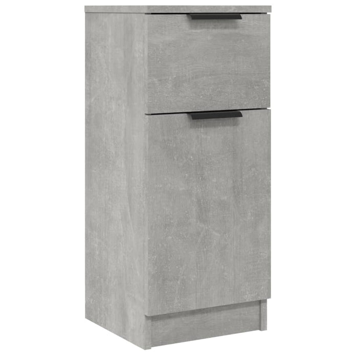 Dulapuri, 2 buc., gri beton, 30x30x70 cm, lemn compozit - WALTI WALTI
