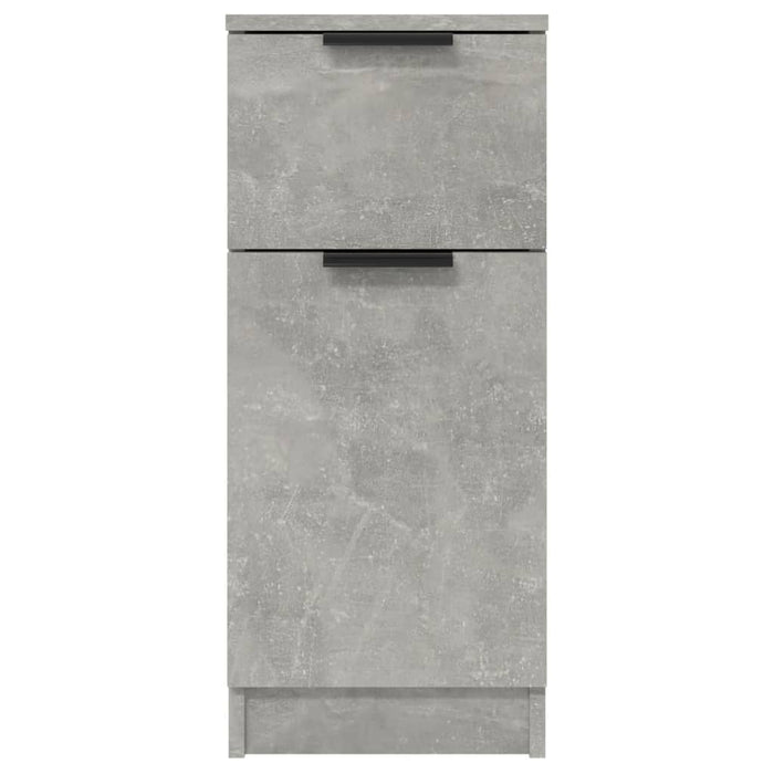 Dulapuri, 2 buc., gri beton, 30x30x70 cm, lemn compozit - WALTI WALTI