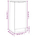 Dulap, alb, 30x30x70 cm, lemn prelucrat - WALTI WALTI
