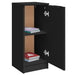 Servante, 2 buc., negru, 30x30x70 cm, lemn prelucrat - WALTI WALTI