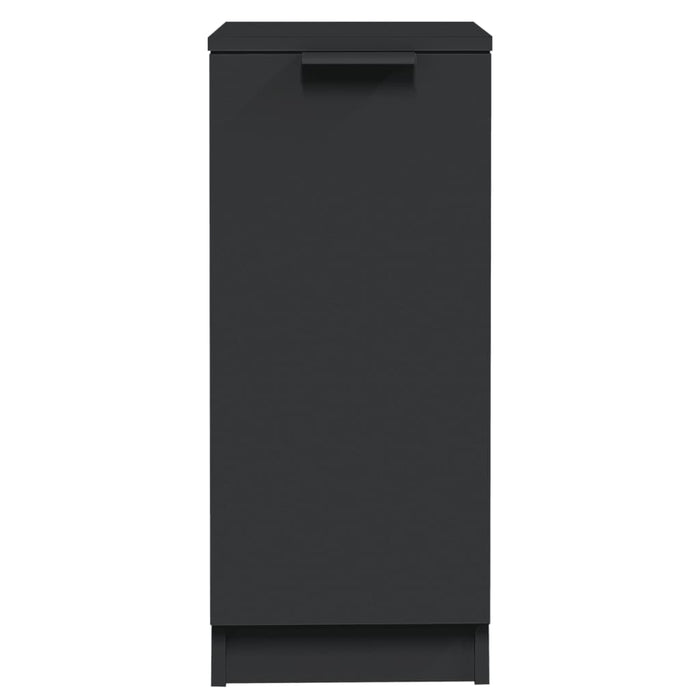 Servante, 2 buc., negru, 30x30x70 cm, lemn prelucrat - WALTI WALTI