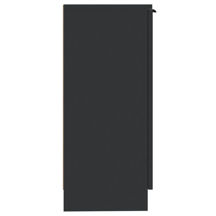 Servante, 2 buc., negru, 30x30x70 cm, lemn prelucrat - WALTI WALTI