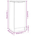 Servante, 2 buc., negru, 30x30x70 cm, lemn prelucrat - WALTI WALTI