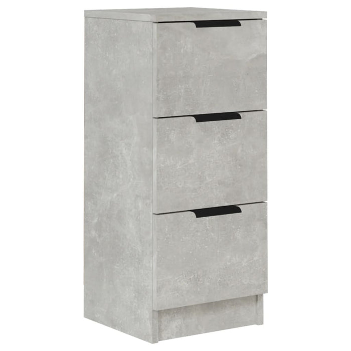 Dulap, gri beton, 30x30x70 cm, lemn compozit - WALTI WALTI