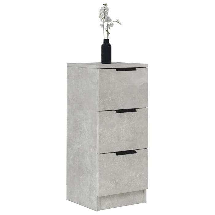 Dulap, gri beton, 30x30x70 cm, lemn compozit - WALTI WALTI