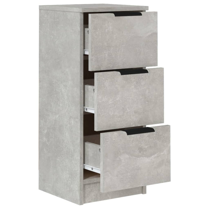 Dulap, gri beton, 30x30x70 cm, lemn compozit - WALTI WALTI