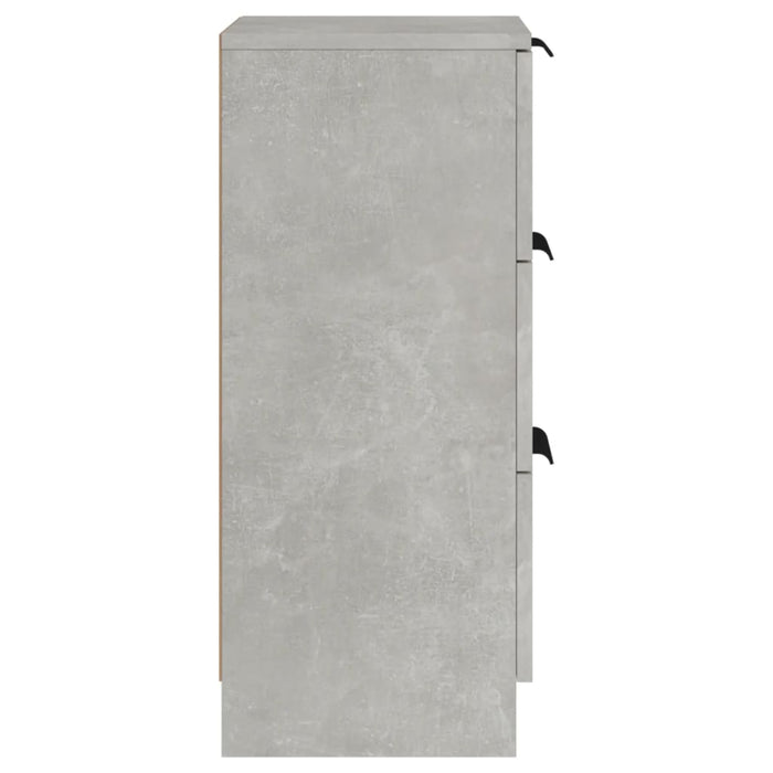 Dulap, gri beton, 30x30x70 cm, lemn compozit - WALTI WALTI