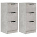 Dulapuri, 2 buc., gri beton, 30x30x70 cm, lemn compozit - WALTI WALTI