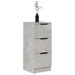 Dulapuri, 2 buc., gri beton, 30x30x70 cm, lemn compozit - WALTI WALTI