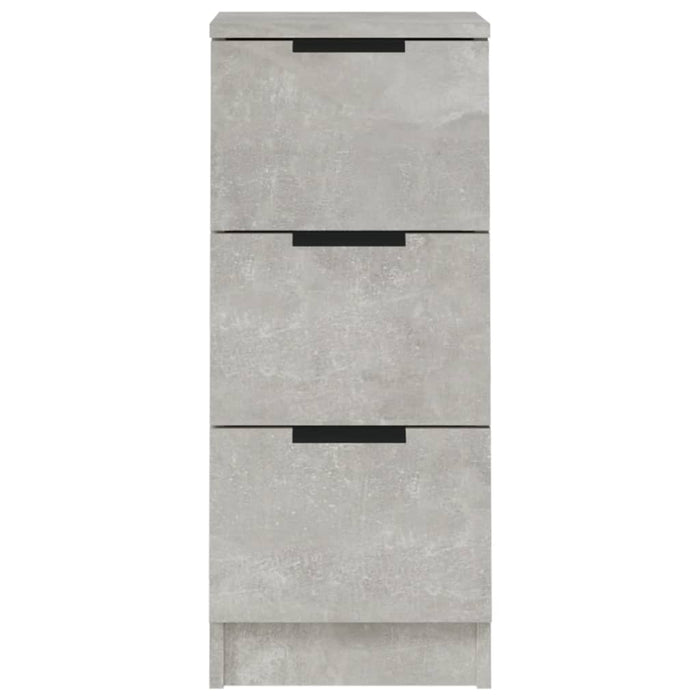 Dulapuri, 2 buc., gri beton, 30x30x70 cm, lemn compozit - WALTI WALTI