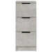 Dulapuri, 2 buc., gri beton, 30x30x70 cm, lemn compozit - WALTI WALTI