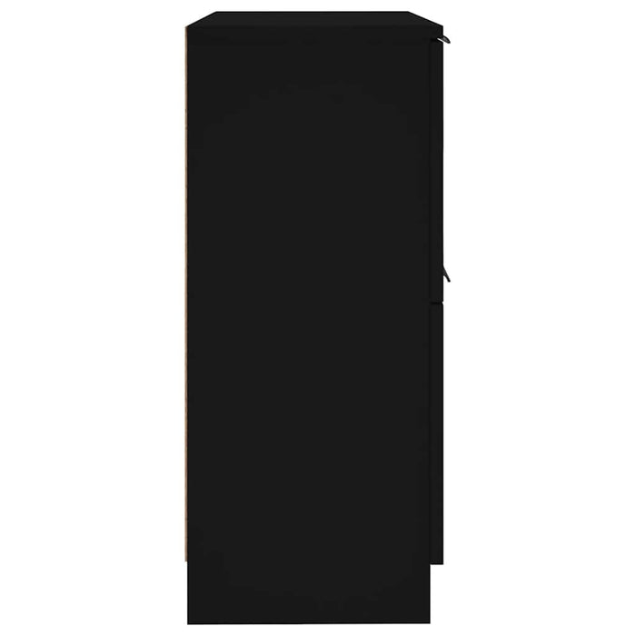 Dulap, negru, 30x30x70 cm, lemn prelucrat WALTI